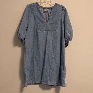 H&M Light Blue Denim Dress
